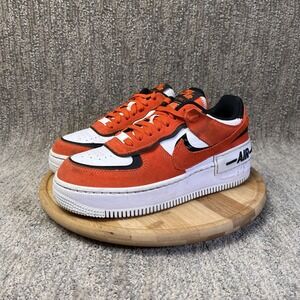 Nike Air Force 1 Shadow Orange Womens Size 6.5 Athletic Shoe Sneakers DQ8586-800